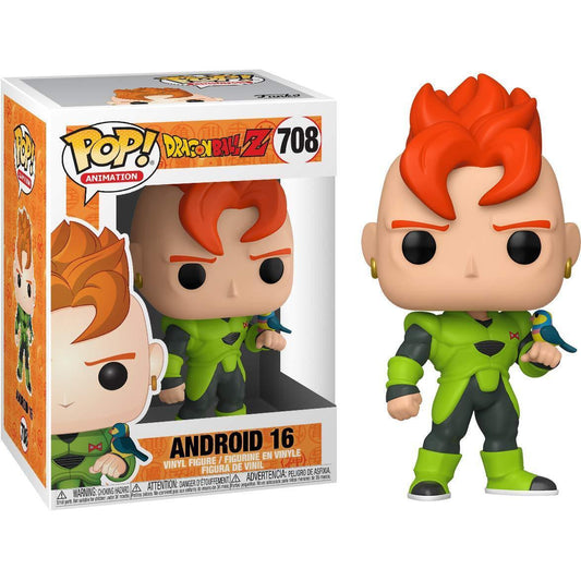 FUNKO POP! Vinyl Animation RARE Dragonball Z #708 Android 16 [VAULTED]