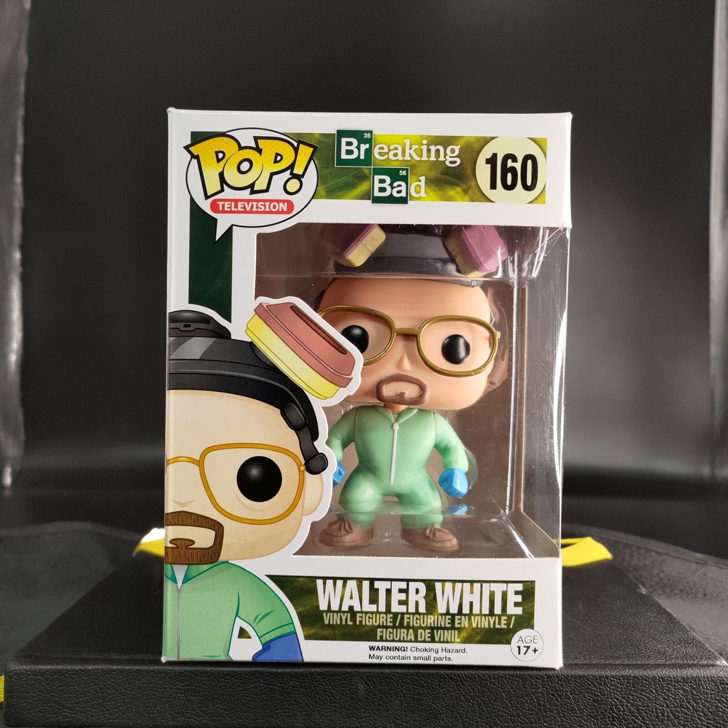 FUNKO POP! Vinyl RARE Breaking Bad #160 Walter White (Haz Mat Suit - Green) [VAULTED]