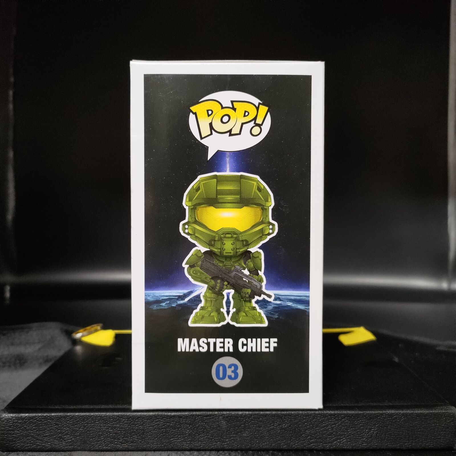 ゲームキャラクター Funko POP! Halo 4 Master Chief 03 signed FUNKO POP! Vinyl RARE Halo 4 #03 
