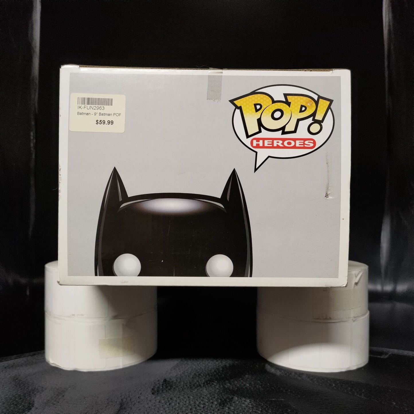 FUNKO POP! Vinyl Heroes RARE DC Universe Batman (Blue) (9in Giant) [Chase] [VAULTED]