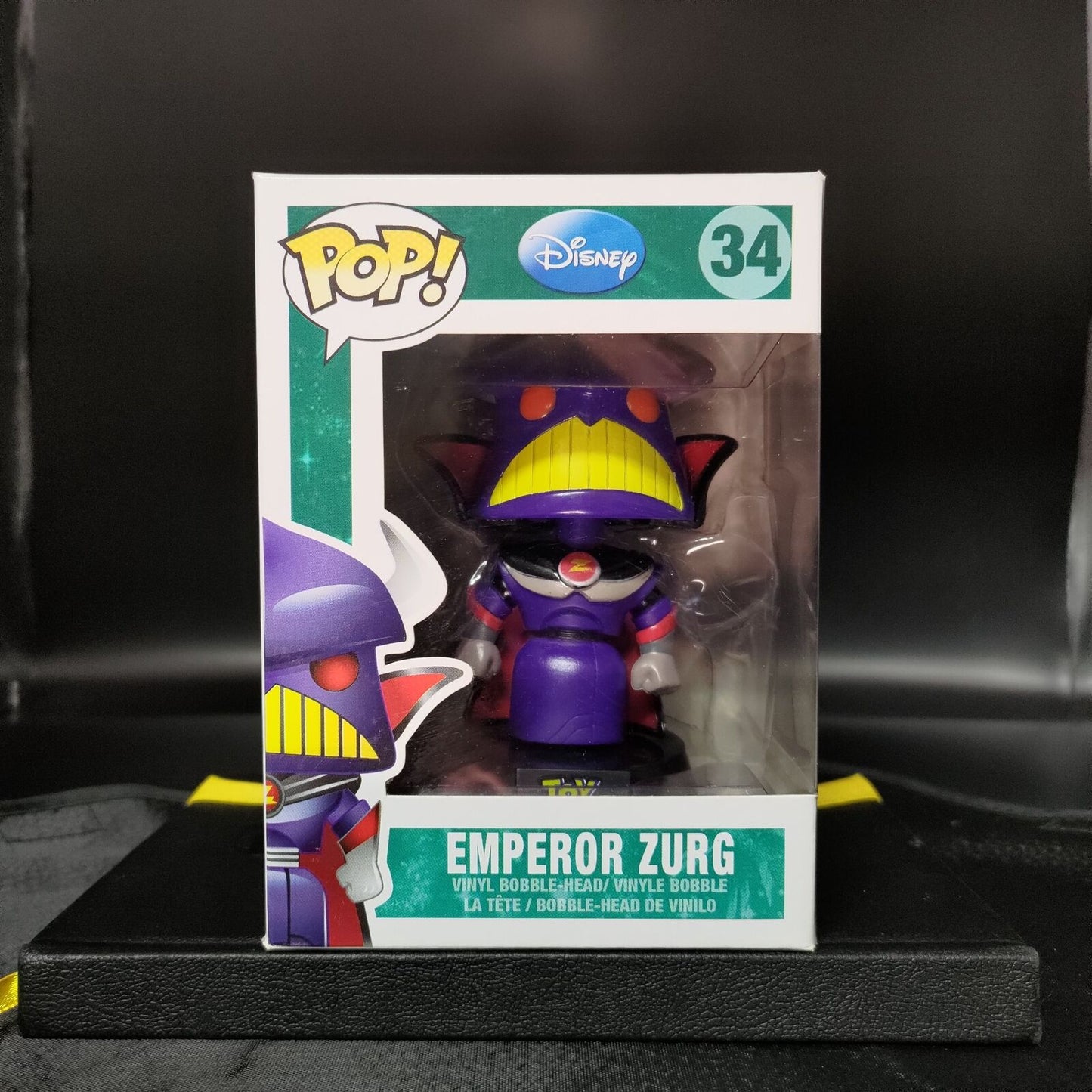 FUNKO POP! Vinyl Bobble-Head RARE Toy Story 34 Emperor Zurg ("Disney" Logo - Bobblehead) [VAULTED]