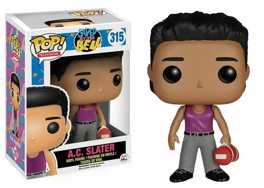 FUNKO POP! Vinyl Television RARE Saved By The Bell #315 A.C. Slater [VAULTED]