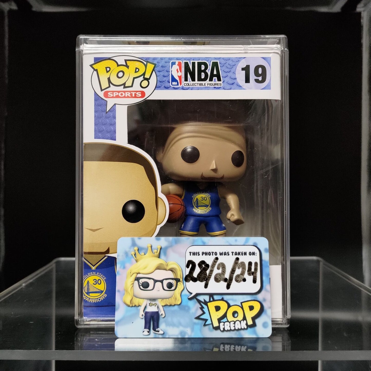 FUNKO POP! Vinyl Sports RARE NBA 19 Stephen Curry (Blue Jersey) [VAULTED]