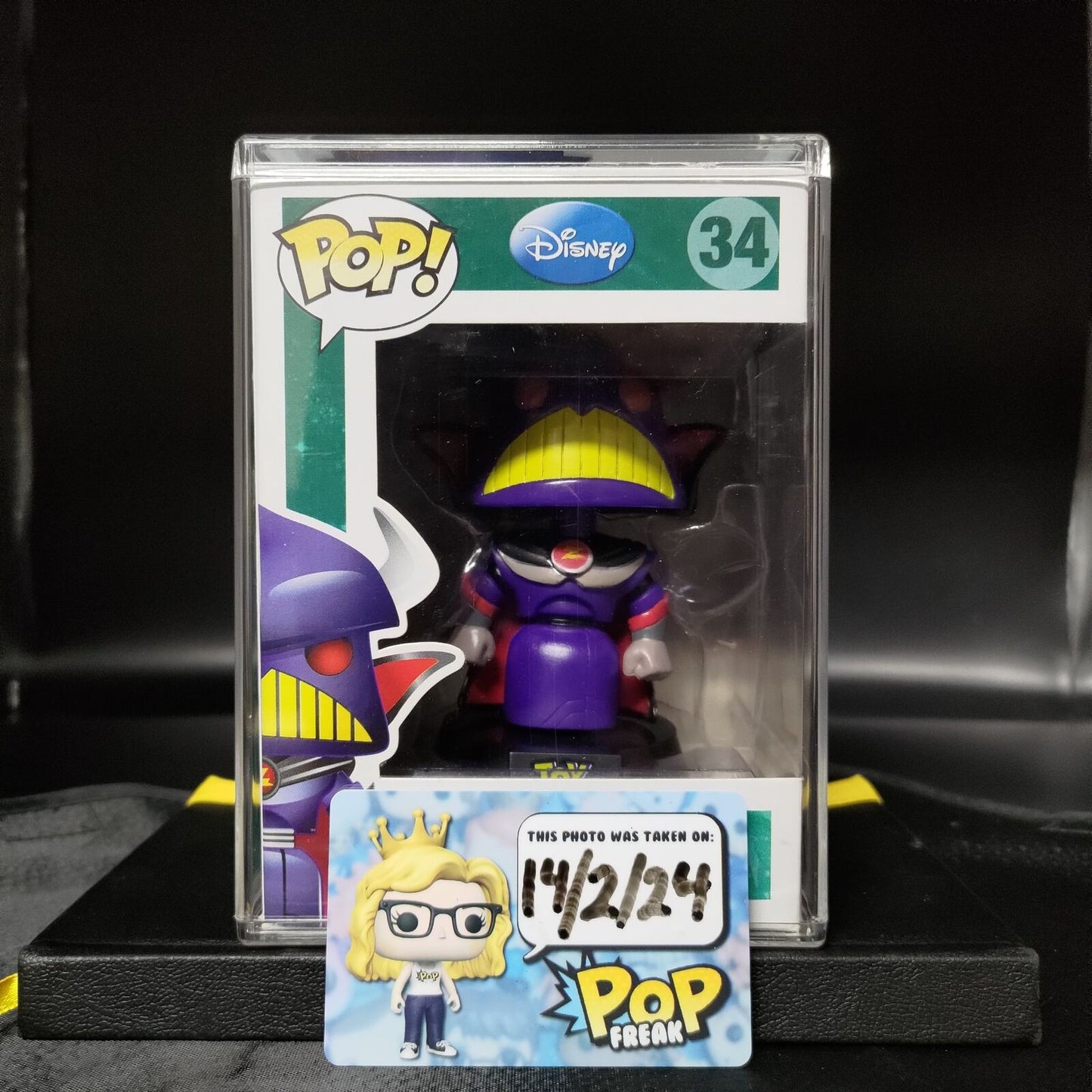 FUNKO POP! Vinyl Bobble-Head RARE Toy Story 34 Emperor Zurg ("Disney" Logo - Bobblehead) [VAULTED]