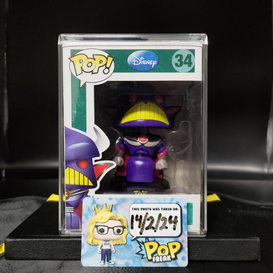 FUNKO POP! Vinyl Bobble-Head RARE Toy Story 34 Emperor Zurg ("Disney" Logo - Bobblehead) [VAULTED]