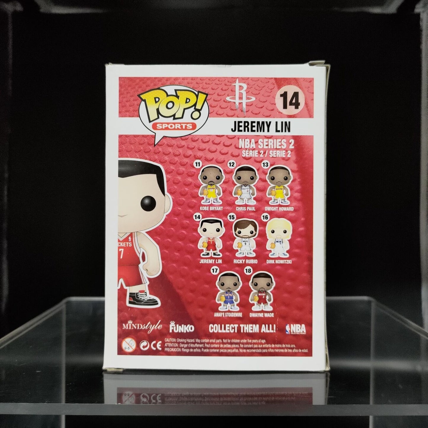 FUNKO POP! Vinyl Sports RARE NBA #14 Jeremy Lin Houston Rockets [VAULTED]