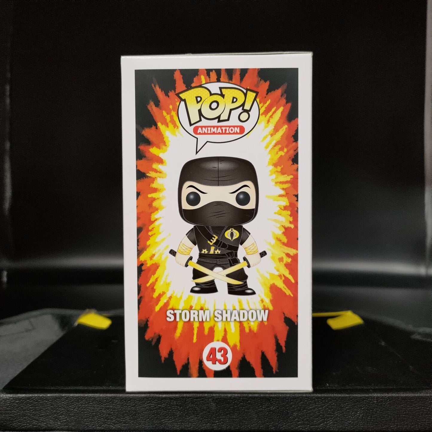 FUNKO POP! Vinyl Animation RARE G.I. Joe #43 Storm Shadow (Ninja-Ku) [GTS (Stickerless)] [VAULTED]