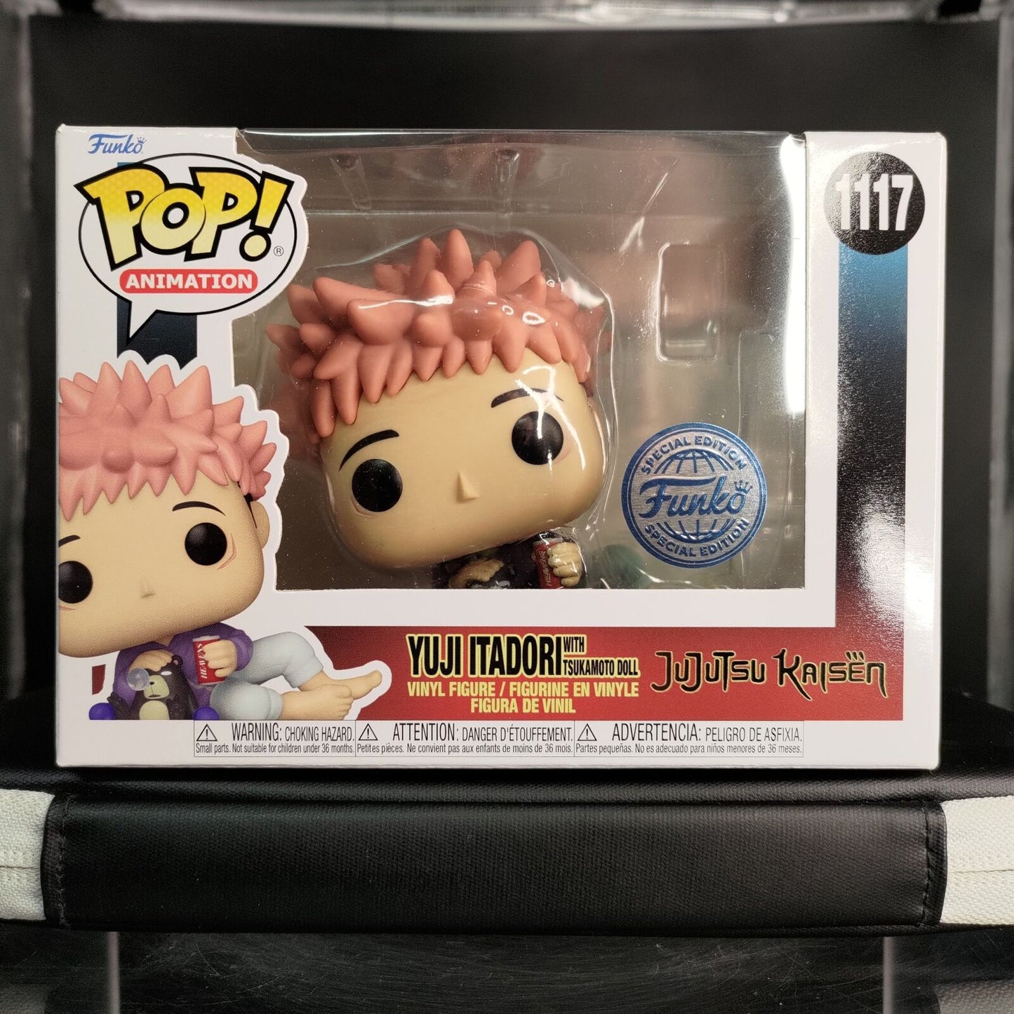 FUNKO POP! Vinyl Animation RARE Jujutsu Kaisen #1117 Yuji Itadori with Tsukamoto Doll [Funko Special Edition] [VAULTED]