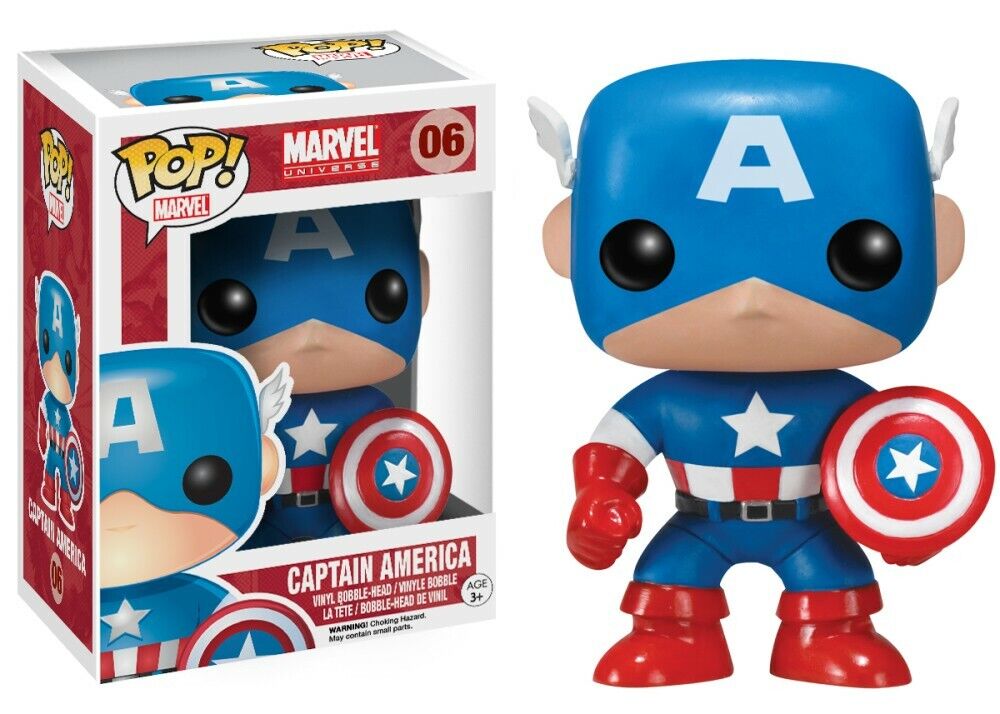 FUNKO POP! Vinyl Marvel RARE Marvel Universe #06 Captain America (Classic) [VAULTED]