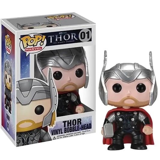 FUNKO POP! Vinyl Bobble-Head Marvel RARE Thor The Mighty Avenger #01 Thor (Movie) [VAULTED]