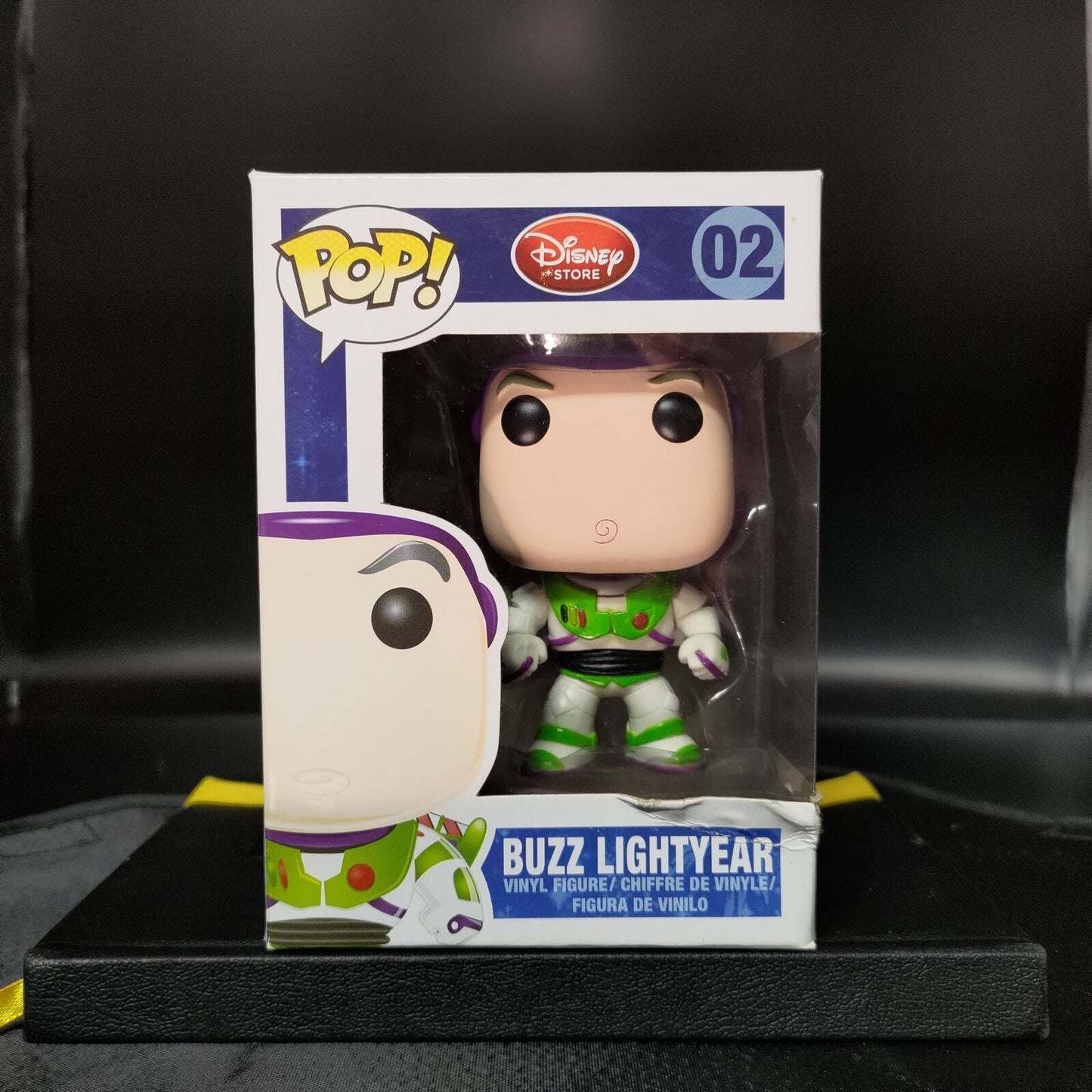 FUNKO POP! Vinyl RARE Toy Story #02 Buzz Lightyear (Red "Disney Store" Logo - Non-Bobblehead) [VAULTED]