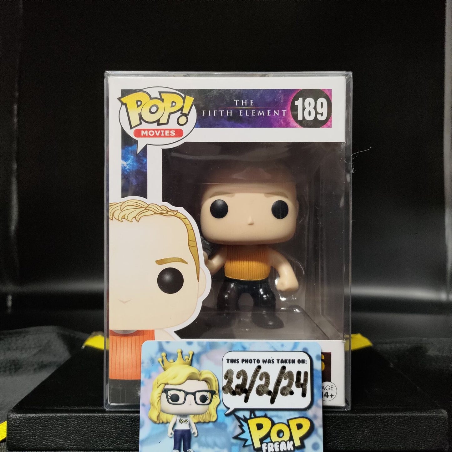 FUNKO POP! Vinyl Movies RARE The Fifth Element #189 Korben Dallas [VAULTED]