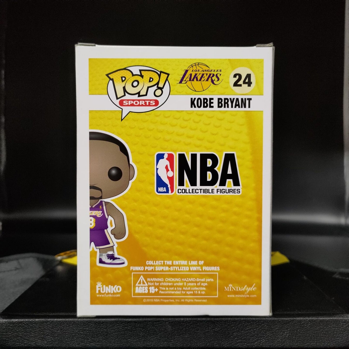 FUNKO POP! Vinyl Sports RARE NBA 24 Kobe Bryant (#8 Purple) (#24 Box) [ToyCon | PopLife] [VAULTED]