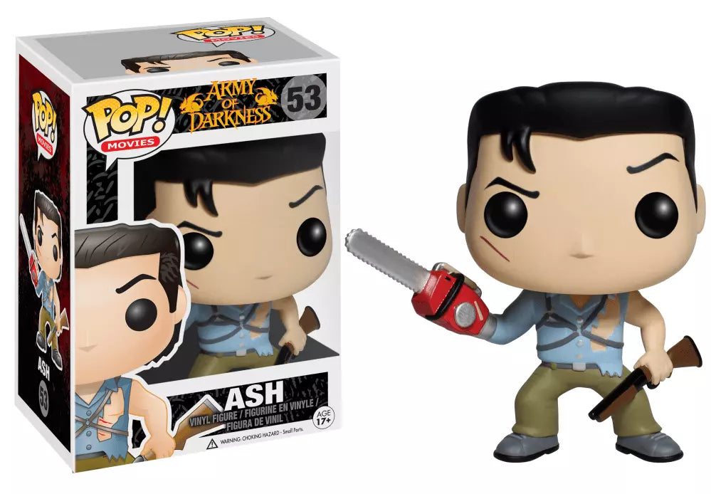 FUNKO POP! Vinyl Movies RARE Army of Darkness #53 Ash (Army of Darkness) [VAULTED]