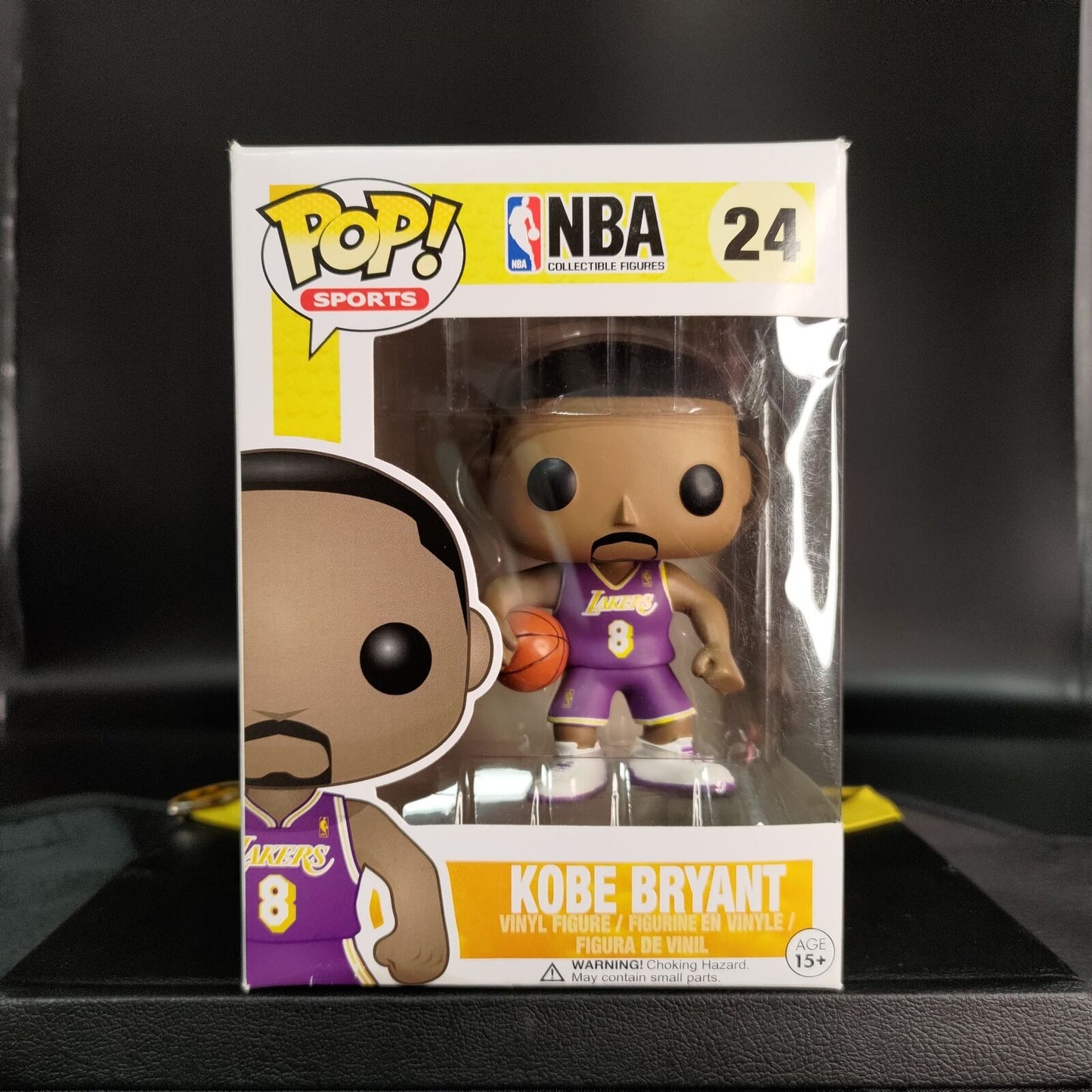 FUNKO POP! Vinyl Sports RARE NBA 24 Kobe Bryant (#8 Purple) (#24 Box) [ToyCon | PopLife] [VAULTED]