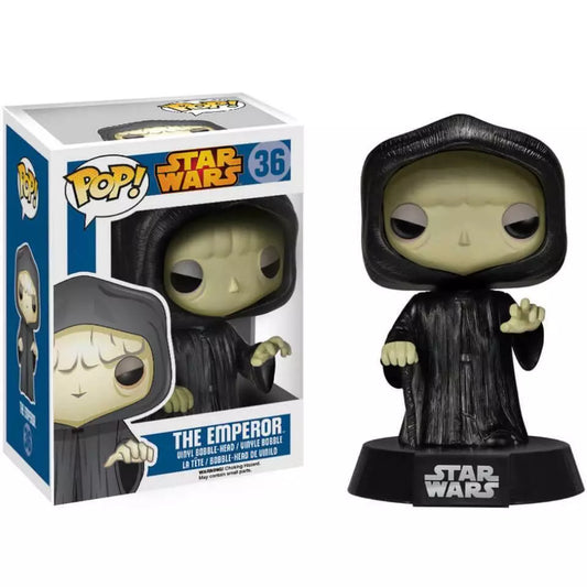 FUNKO POP! Vinyl Star Wars RARE #36 Emperor Palpatine (White Face) [VAULTED]