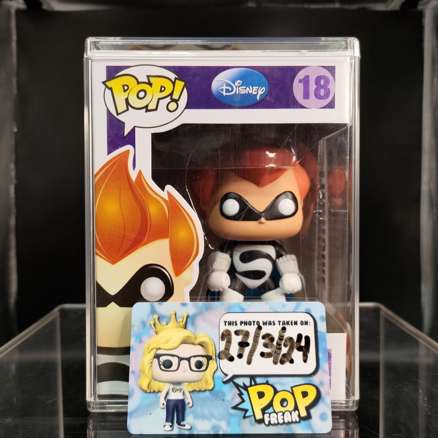 FUNKO POP! Vinyl RARE The Incredibles #18 Syndrome (Disney Logo) [VAULTED]