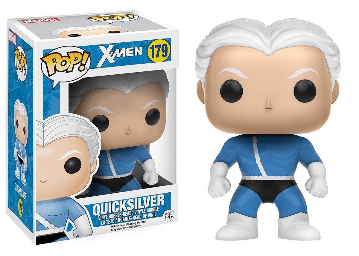 FUNKO POP! Vinyl Bobble-Head RARE X-Men #179 Quicksilver [VAULTED]