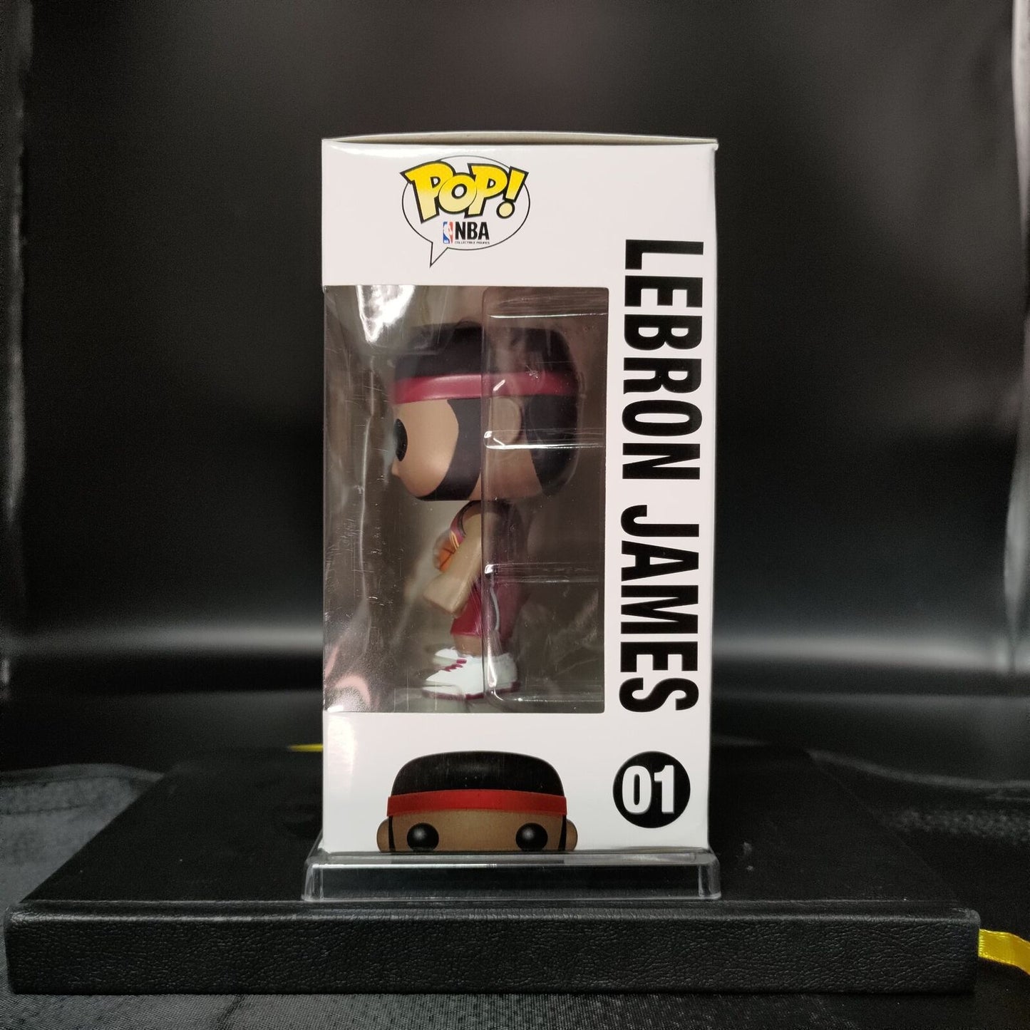 FUNKO POP! Vinyl RARE NBA #01 LeBron James (Cavaliers) [Error Box] [VAULTED] Basketball