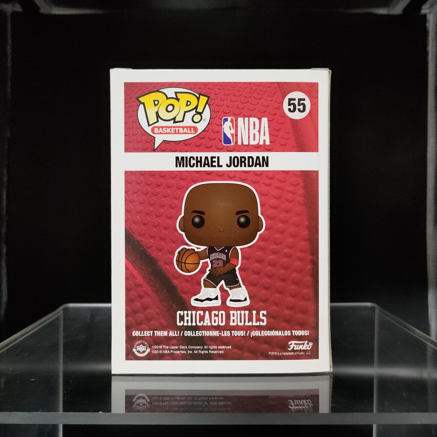 FUNKO POP! Vinyl Sports RARE NBA #55 Michael Jordan (Black Alternate Jersey) [Fanatics.Com (Stickerless)] [VAULTED]