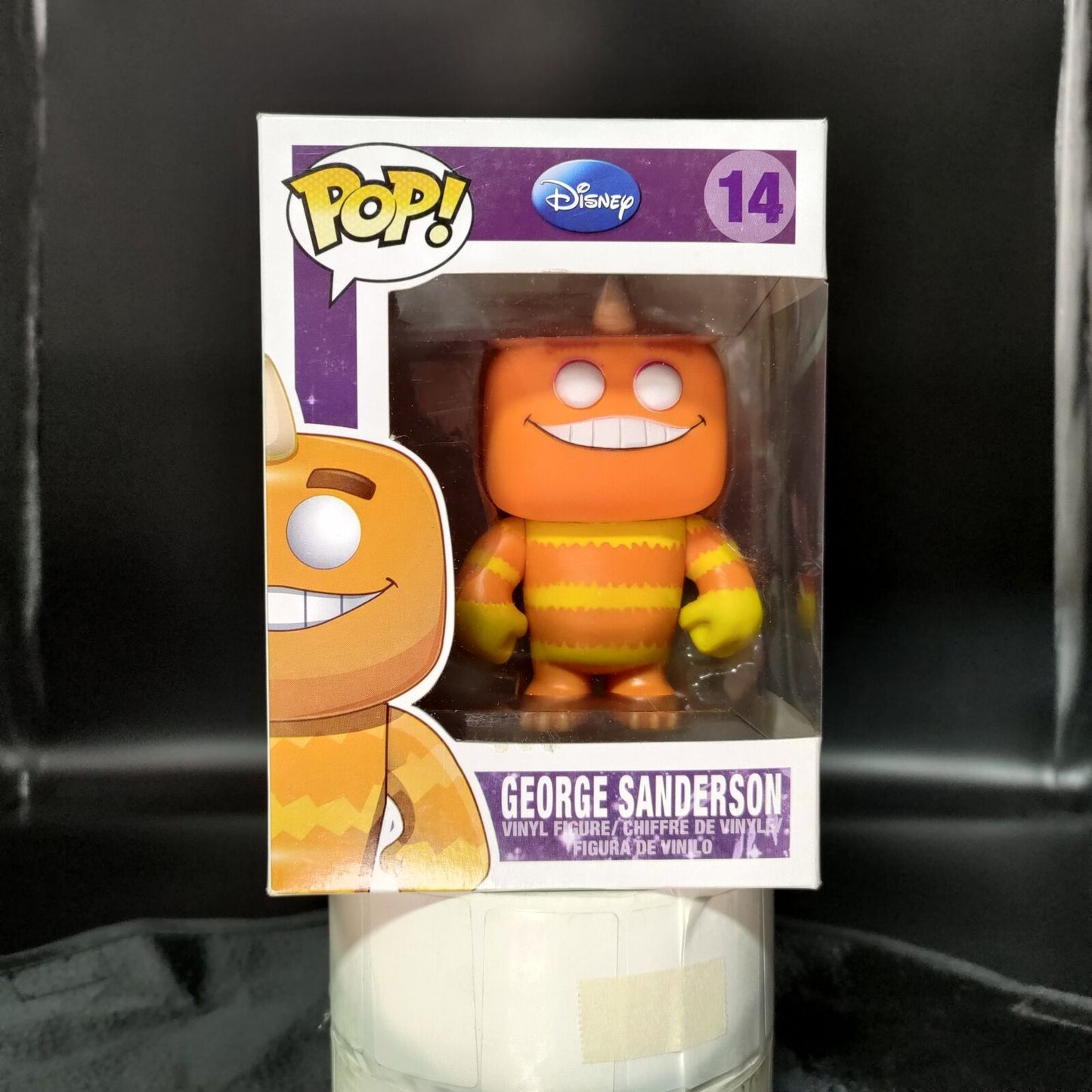 FUNKO POP! Vinyl RARE Monsters Inc 14 George Sanderson (Disney Logo) [VAULTED]