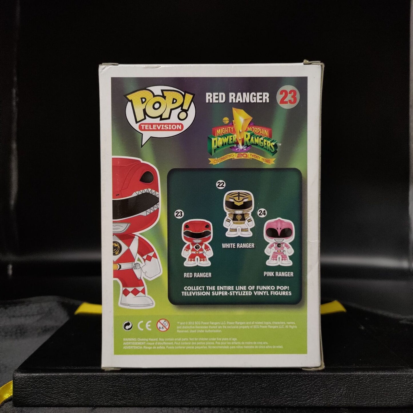 FUNKO POP! Vinyl Television RARE Mighty Morphin Power Rangers #23 Red Ranger [VAULTED]