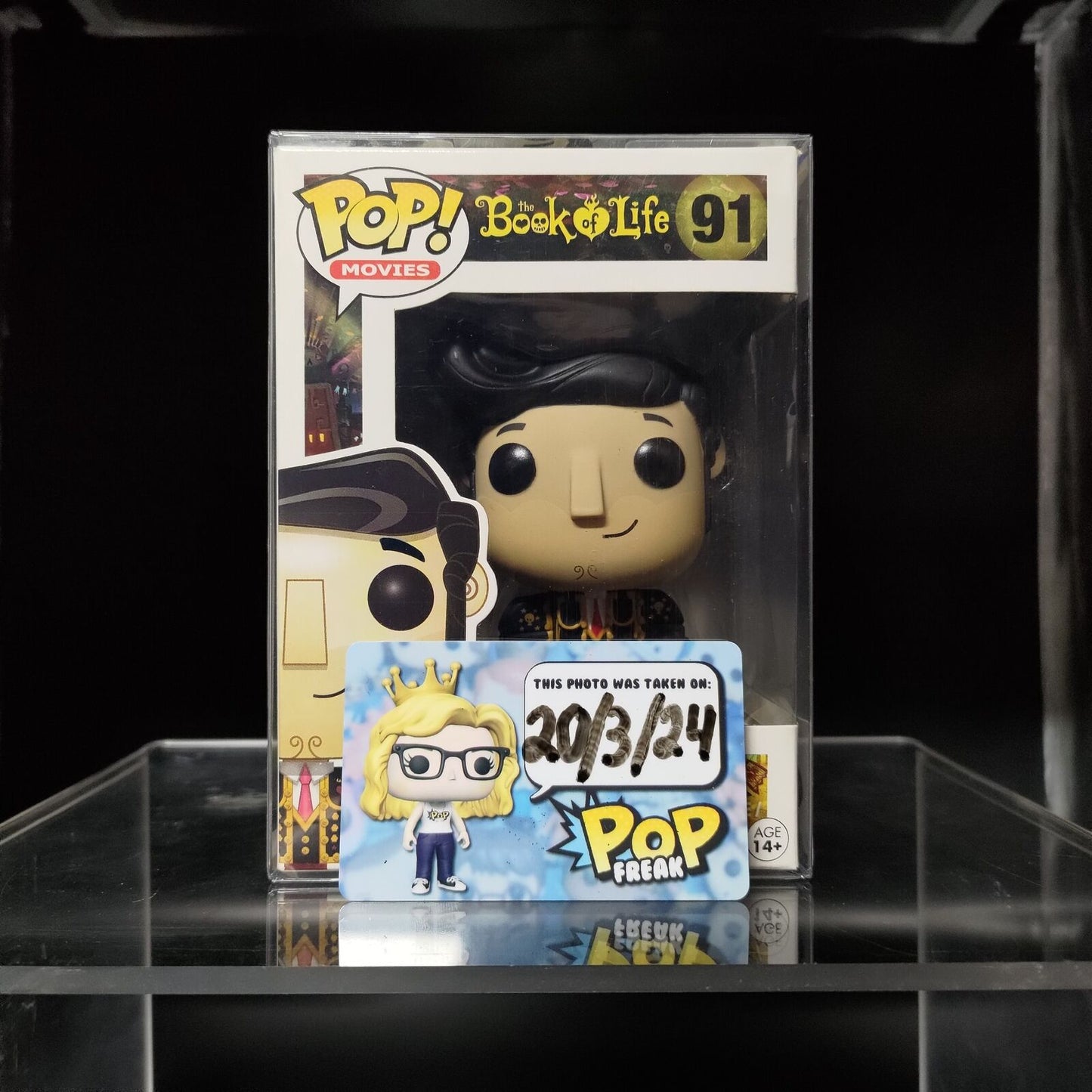 FUNKO POP! Vinyl Movies RARE The Book of Life #91 Manolo [VAULTED]