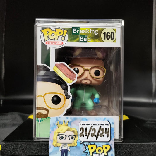 FUNKO POP! Vinyl RARE Breaking Bad #160 Walter White (Haz Mat Suit - Green) [VAULTED]