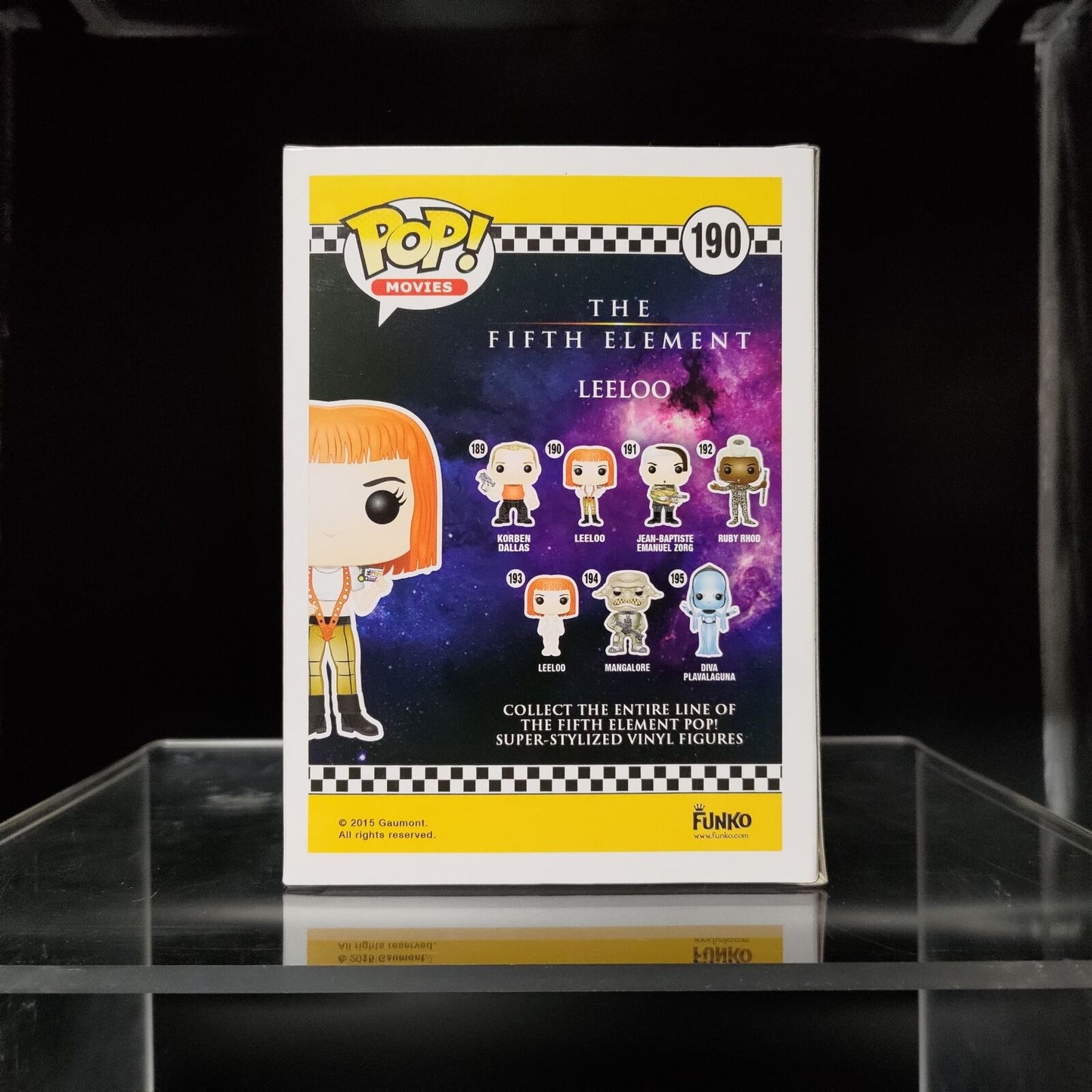 FUNKO POP! Vinyl Movies RARE The Fifth Element #190 Leeloo [VAULTED]