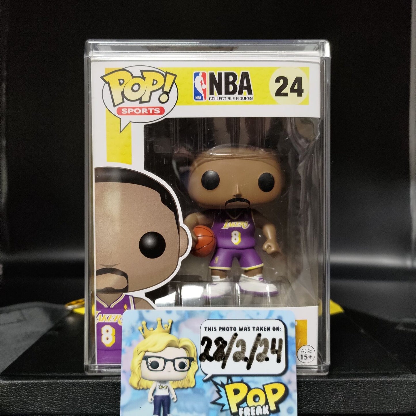 FUNKO POP! Vinyl Sports RARE NBA 24 Kobe Bryant (#8 Purple) (#24 Box) [ToyCon | PopLife] [VAULTED]