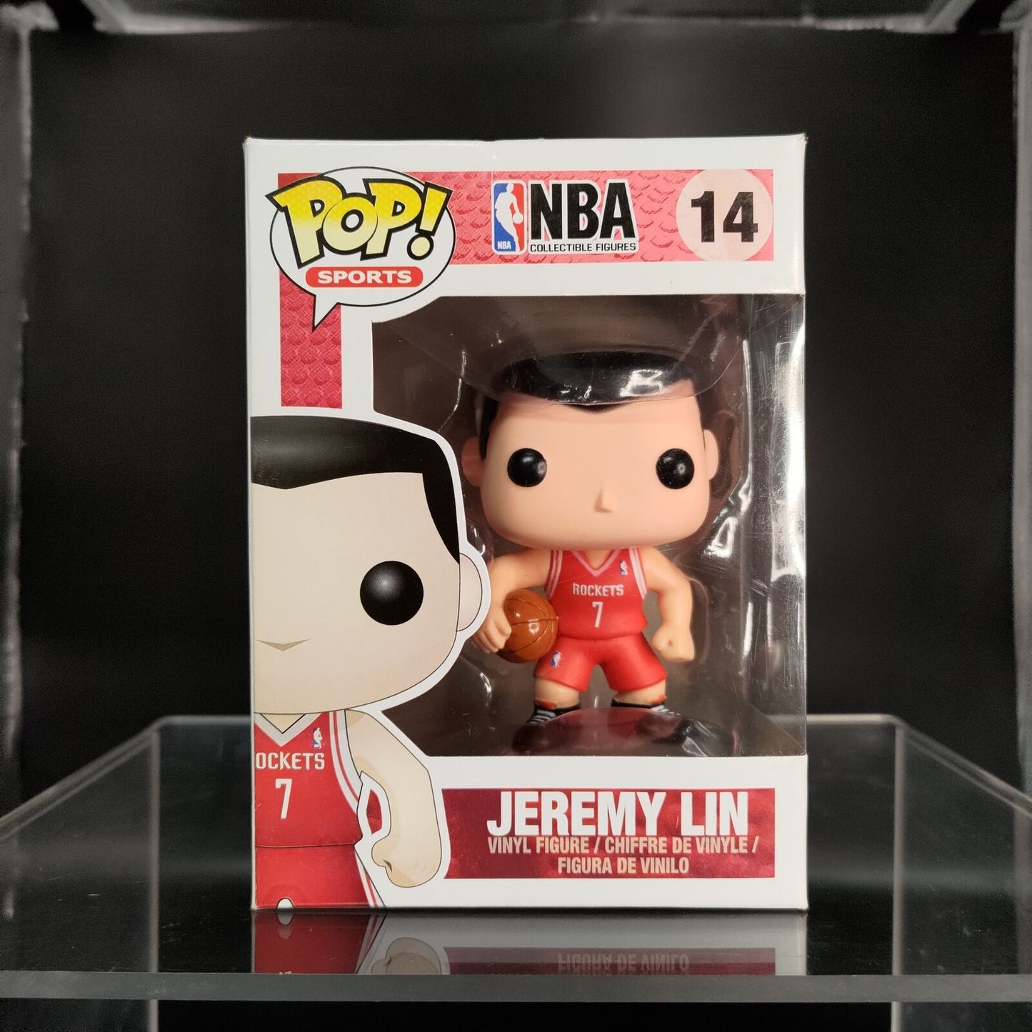 FUNKO POP! Vinyl Sports RARE NBA #14 Jeremy Lin Houston Rockets [VAULTED]