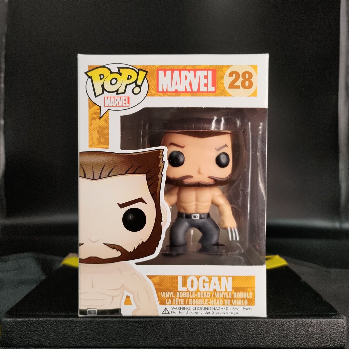 FUNKO POP! Vinyl Bobble-Head RARE Marvel #28 Logan (Bobblehead) [VAULTED] - X-Men