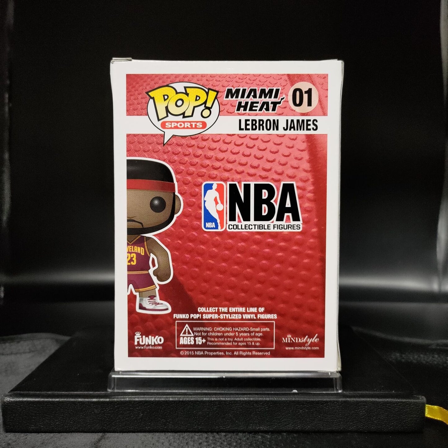 FUNKO POP! Vinyl RARE NBA #01 LeBron James (Cavaliers) [Error Box] [VAULTED] Basketball