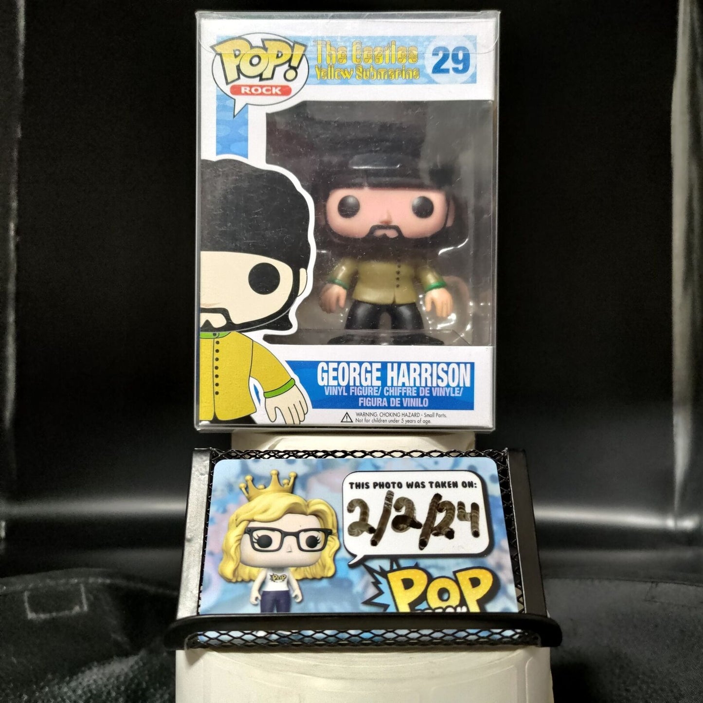 FUNKO POP! Vinyl Rocks RARE The Beatles 29 George Harrison Yellow Submarine [VAULTED]