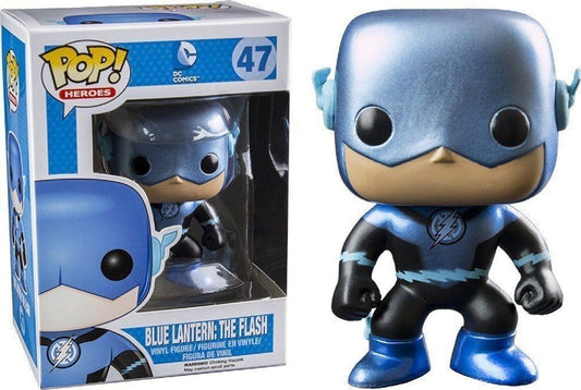 FUNKO POP! Vinyl Heroes RARE DC Comics #47 Blue Lantern: The Flash [Underground Toys] [VAULTED]