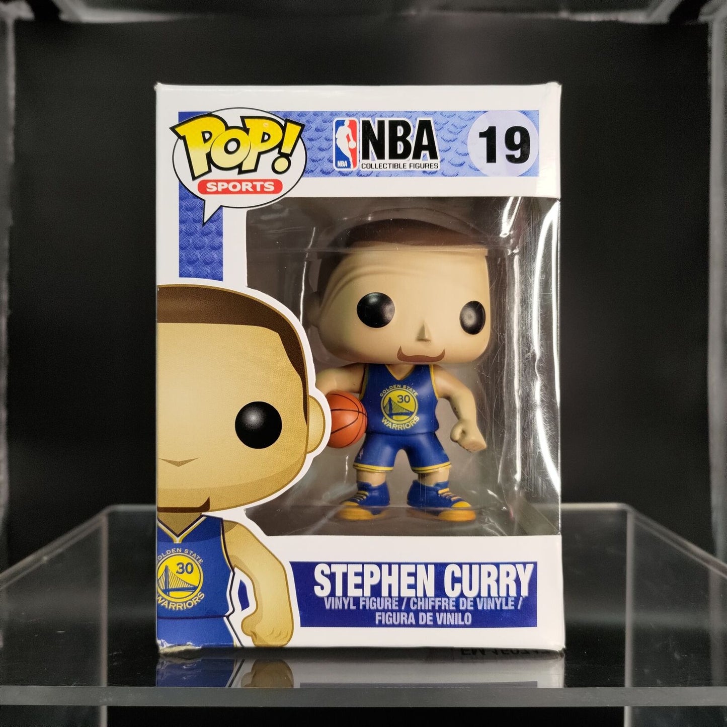 FUNKO POP! Vinyl Sports RARE NBA 19 Stephen Curry (Blue Jersey) [VAULTED]