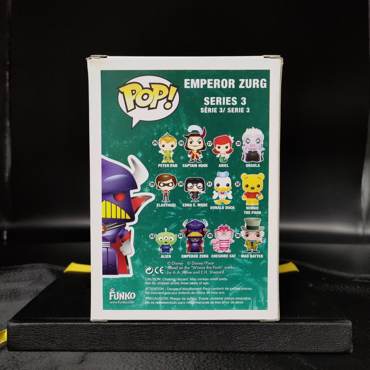 FUNKO POP! Vinyl Bobble-Head RARE Toy Story 34 Emperor Zurg ("Disney" Logo - Bobblehead) [VAULTED]