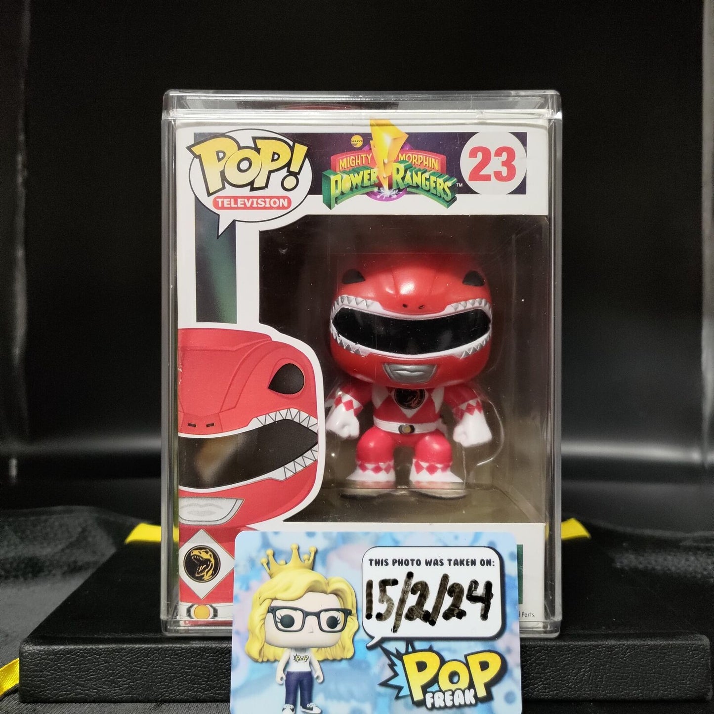 FUNKO POP! Vinyl Television RARE Mighty Morphin Power Rangers #23 Red Ranger [VAULTED]