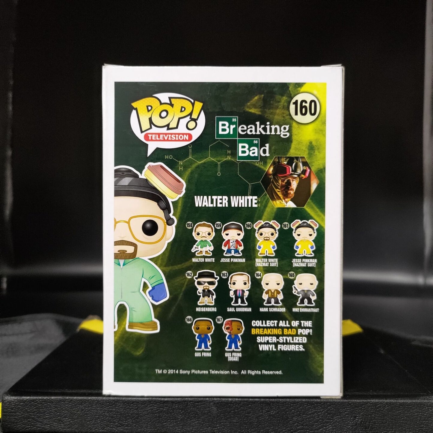 FUNKO POP! Vinyl RARE Breaking Bad #160 Walter White (Haz Mat Suit - Green) [VAULTED]