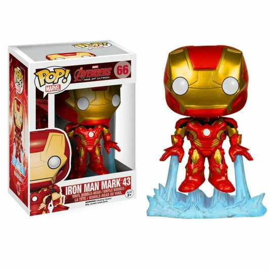 FUNKO POP! Vinyl Bobble-Head Marvel RARE Avengers Age of Ultron #66 Iron Man Mark 43 [VAULTED]