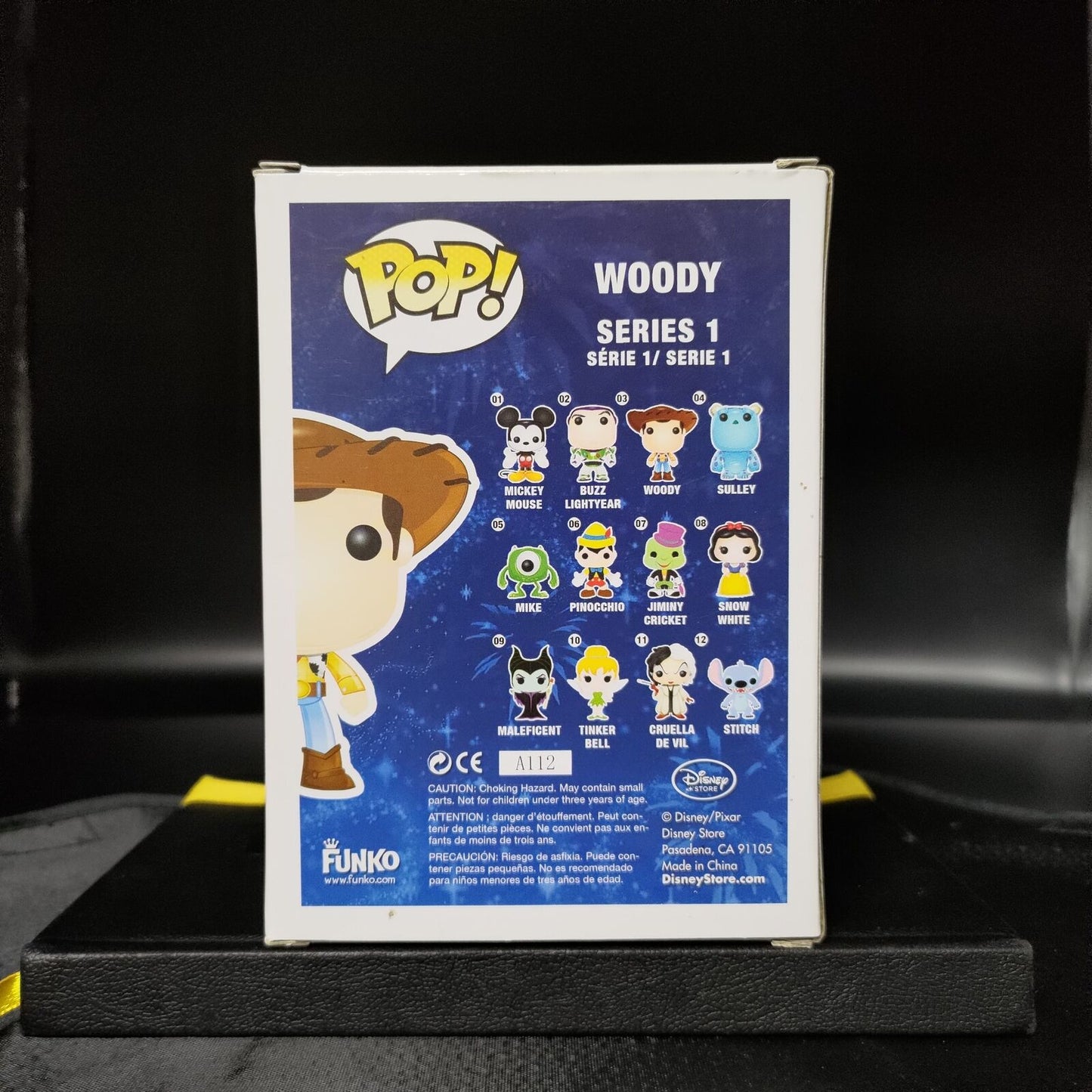 FUNKO POP! Vinyl RARE Toy Story #03 Woody (Red "Disney Store" Logo - Non-Bobblehead) [VAULTED]