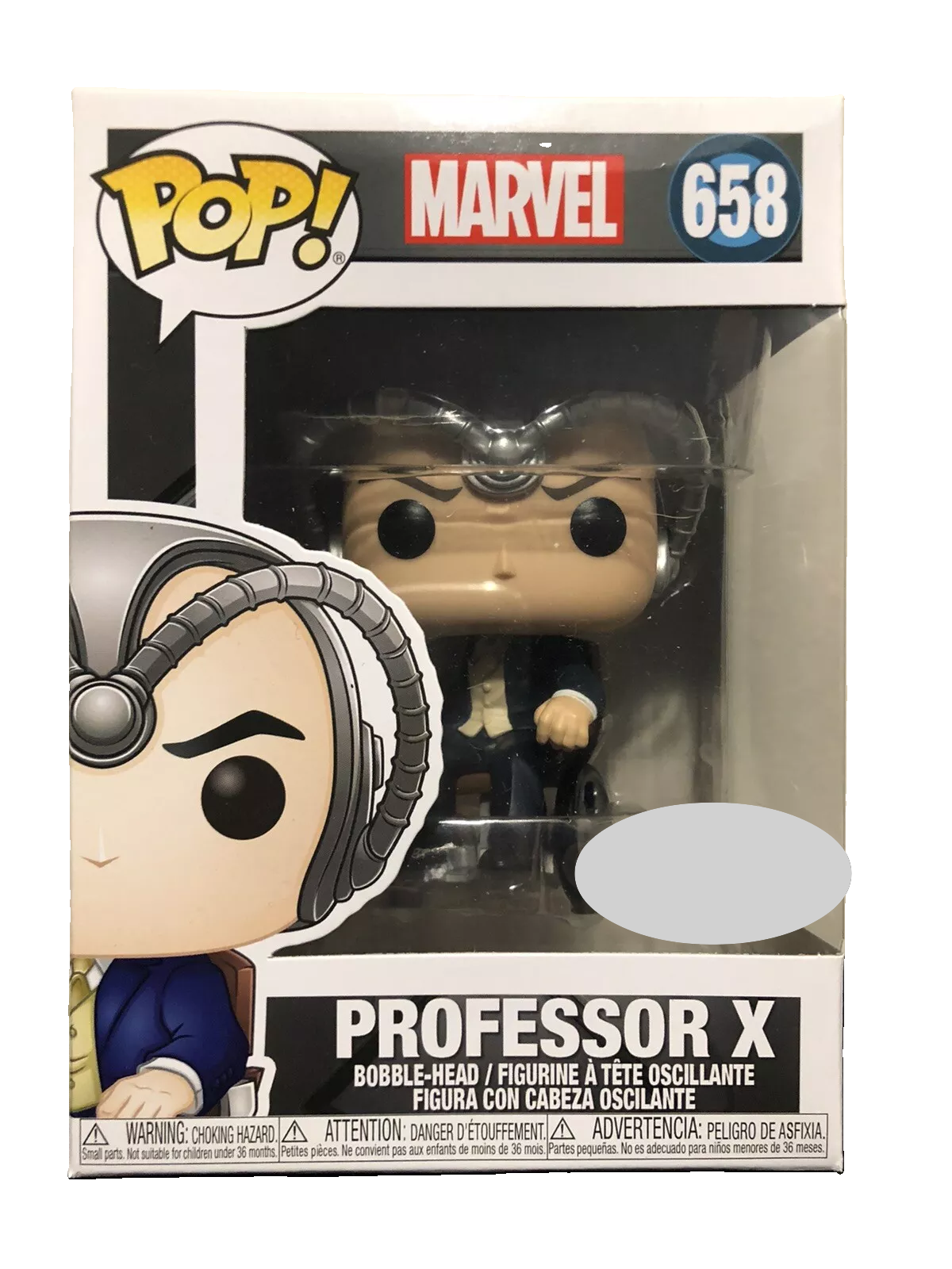 FUNKO POP! Bobble-Head Marvel RARE #658 Professor X (Cerebro) [Funko Special Edition] [VAULTED]