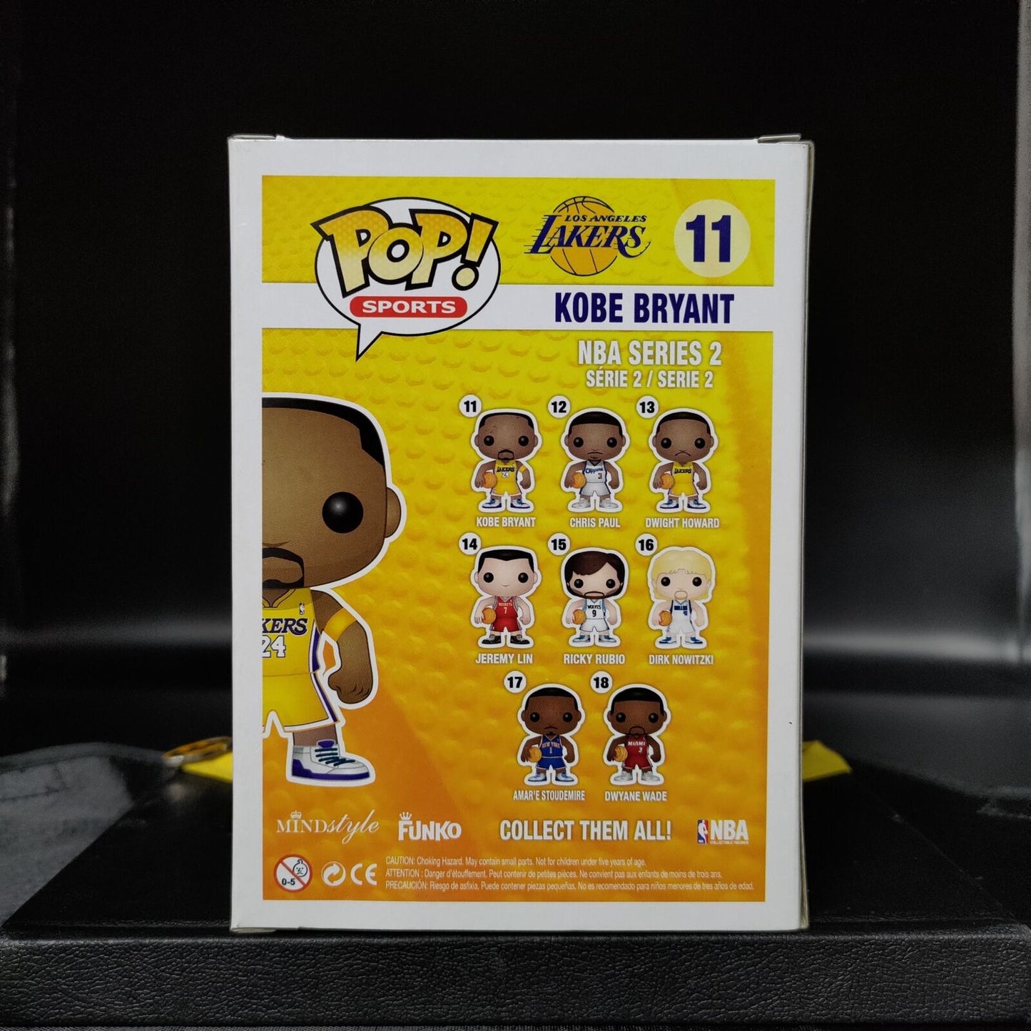 FUNKO POP! Vinyl Sports RARE NBA 11 Kobe Bryant (#24 Gold w/ Armband) [VAULTED]