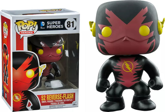 FUNKO POP! Vinyl Heroes RARE DC Super Heroes #81 Reverse-Flash (New 52) [Underground Toys (Stickerless)] [VAULTED]