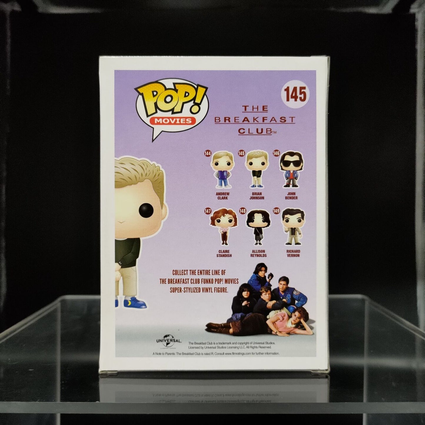 FUNKO POP! Vinyl Movies RARE The Breakfast Club #145 Brian Johnson [VAULTED]