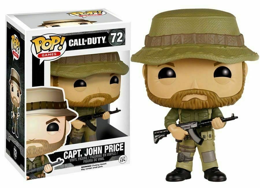 FUNKO POP! Vinyl Games RARE Call of Duty #72 Capt. John Price [GameStop (Stickerless)] [VAULTED]