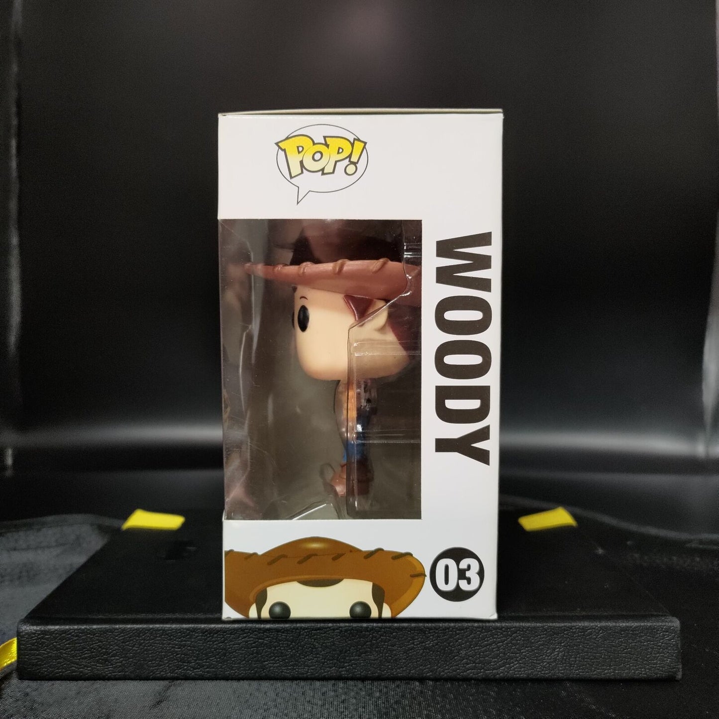 FUNKO POP! Vinyl RARE Toy Story #03 Woody (Red "Disney Store" Logo - Non-Bobblehead) [VAULTED]