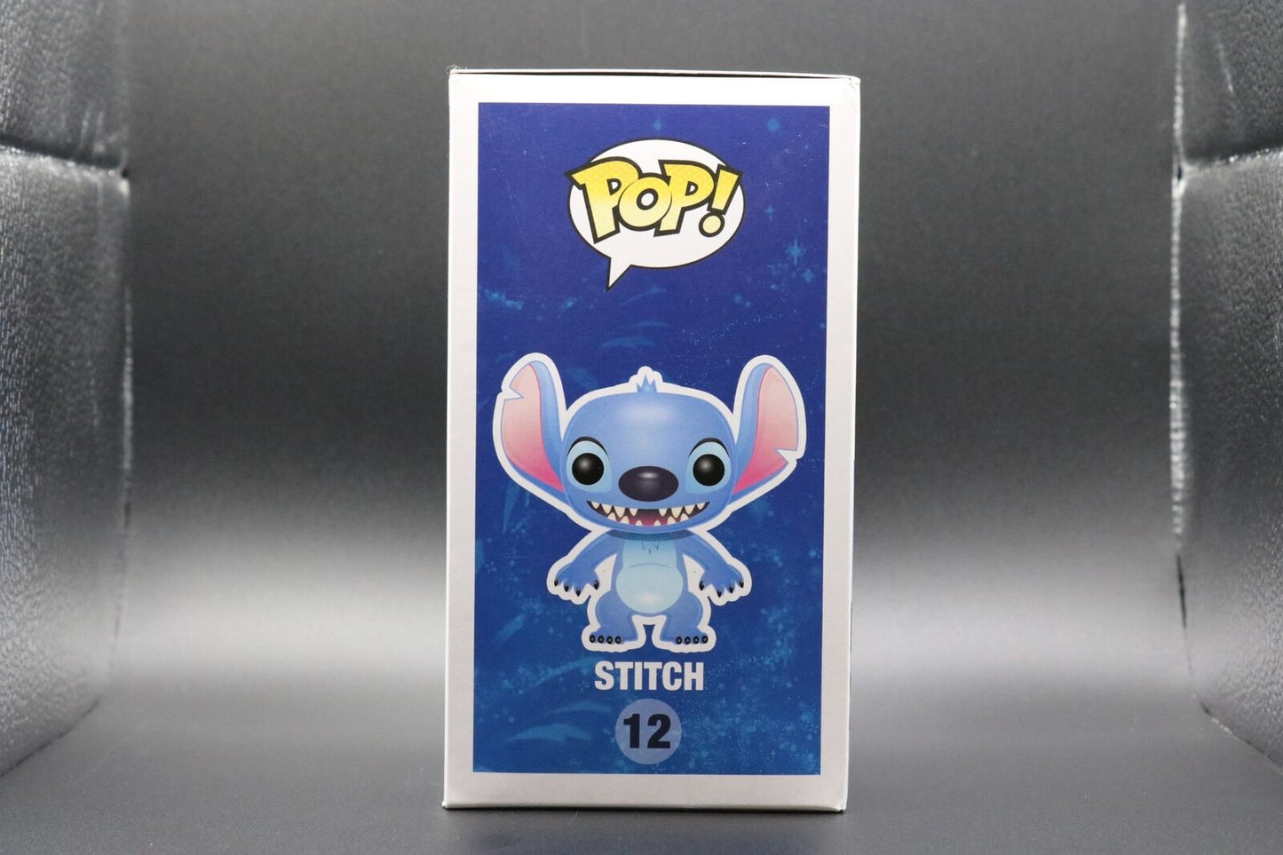 FUNKO POP! Vinyl RARE Disney #12 "Stitch (Flocked) [Fugitive Toys (Stickerless)]" [VAULTED]