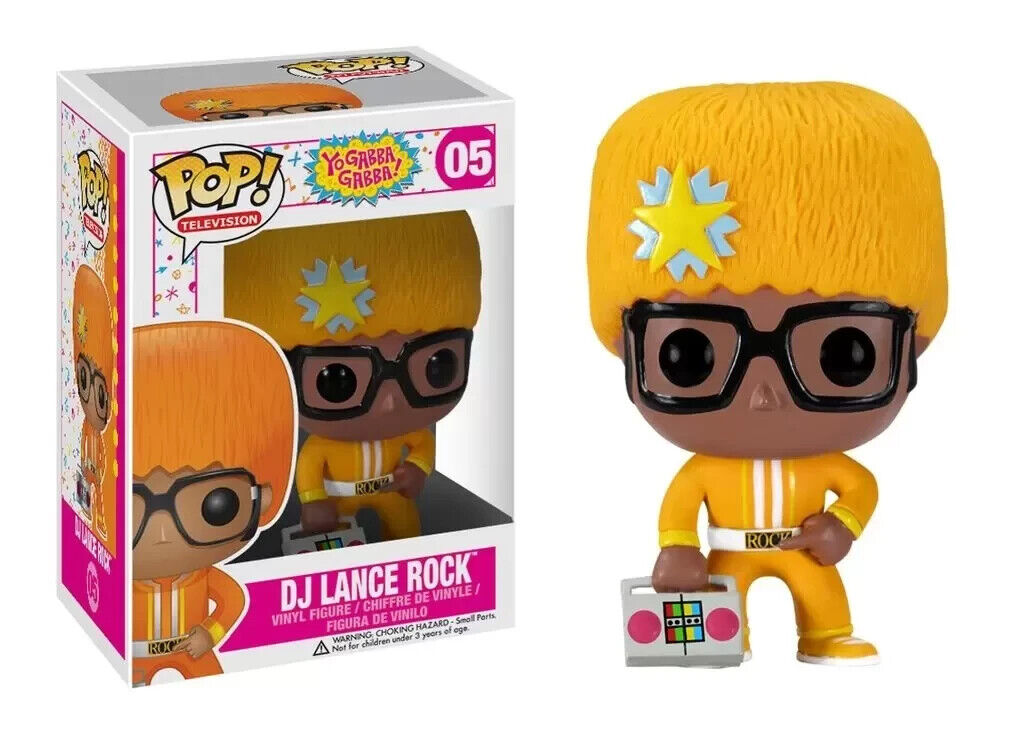 FUNKO POP! Vinyl Television RARE Yo Gabba Gabba! #05 DJ Lance Rock [VAULTED]