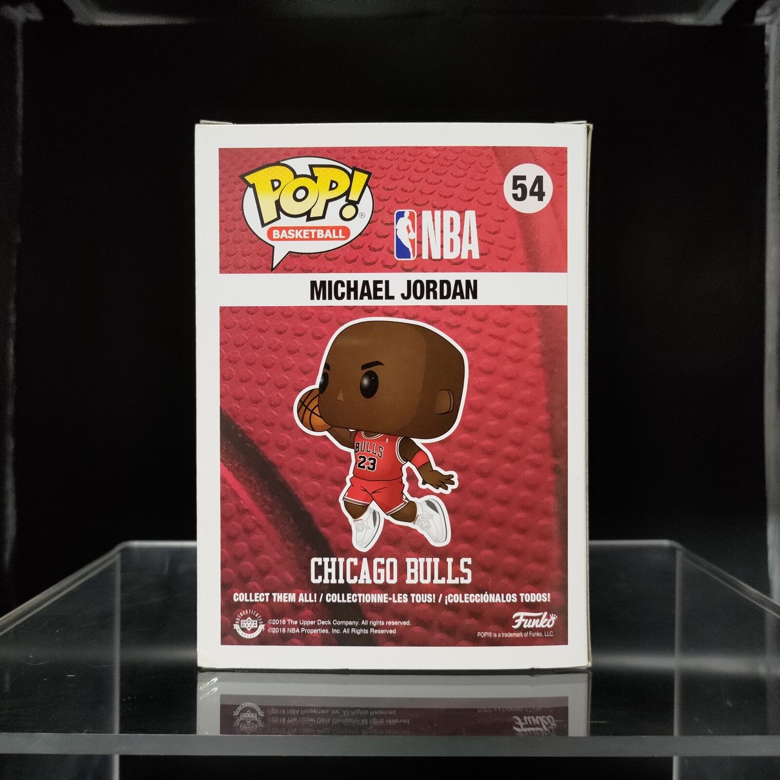 スポーツ Michael Jordan Pop! Vinyl Figure 54 Funko Pop! Basketball: NBA Chicago Bulls Michael Jordan Vinyl
